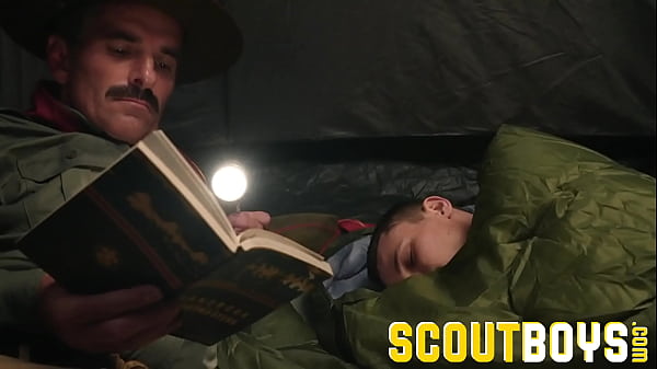 ScoutBoys – Austin Young fucked outside in tent by older daddy