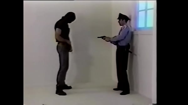 Naughty realtor in robber’s black mask was caught in the act by police officer in the house for sale and he had to splin cop’s buns with his massive tool