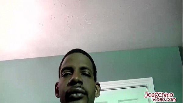 Hung big black dude gets straight guy Chris all worked up