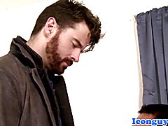 Buff hunk analizing his passionate lover