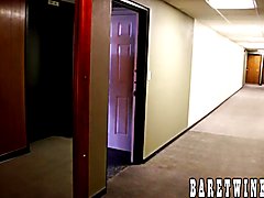 Nico michaelson is bound while jason valencia toys his bum