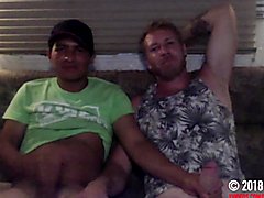 Straight 27 yo first time playing with a guy while watching porn after drinking