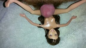 Summer Barbie Doll Cumshot