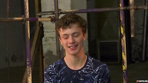 Sub teenagers interviewed before bondage and rough raw