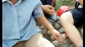 Asias daddies play together