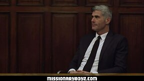 Missionaryboys- silver fox priest fucks a missiona