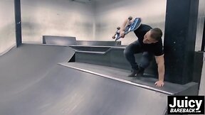 Tattooed thug Bo Sinn doggystyle styles homosexual Joey Mentana