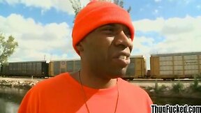 White stud gets a black guy blowjob