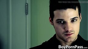 Blood sucking vamp feast on twinks ass