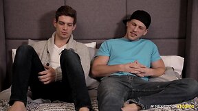 NextDoorBuddies Michael Del Ray & Roman Todd Hung and HOT – scene 2