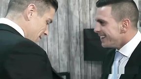 Trenton ducati & paddy o'brian in a suit slave with a enormous backside