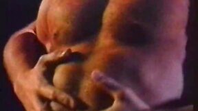 Muscular hunks in gay threesome