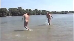 Anal bareback by the lake