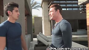 FalconStudios Hunky Brent Corrigan Tops Hot Arab Gardener