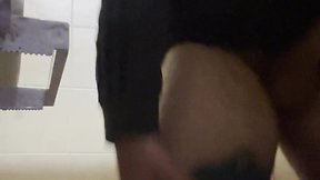 Masturbating in the mall bathroom