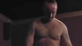 Hairy chest jerk off video