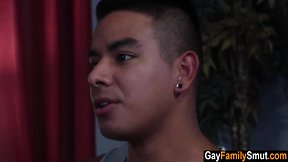 Step uncle provides sex education to stepnephew