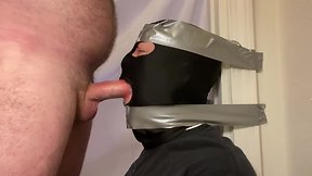 Straight alpha tapes fag cocksucker to the wall