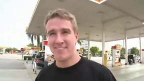 Reality porn at gas station