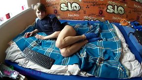 Reluctant teenager gets to sexual plays by his thrilled friend