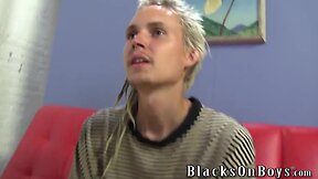 Skater twink fritz gets a darky prick in his backside