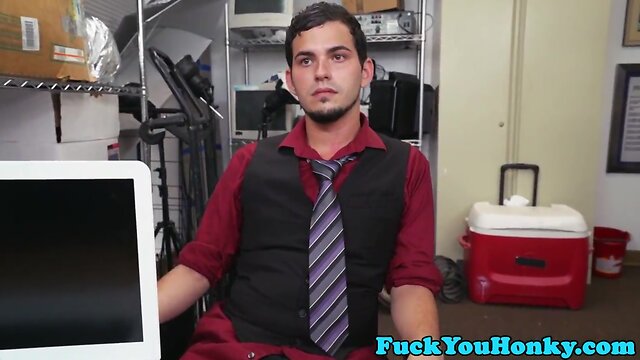 Casting straight anal fucked by darky agent