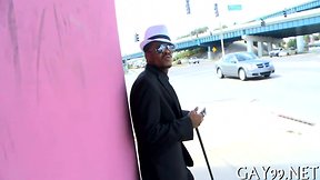 Coalblack cock for white gazoo