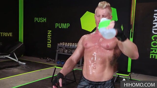 Gym rats realizing they have lovely dicks