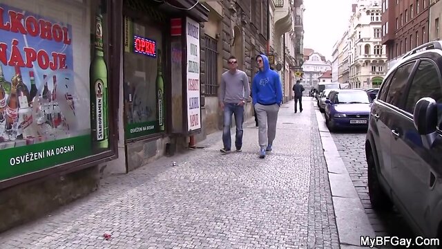 Two gay boys is getting wild alone