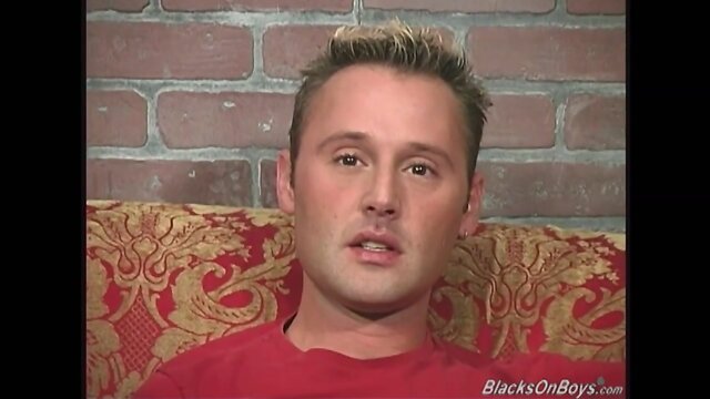 Horny white amateur talented guy goes black