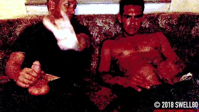 Straight latin tries mutual handjob first time caught on camera