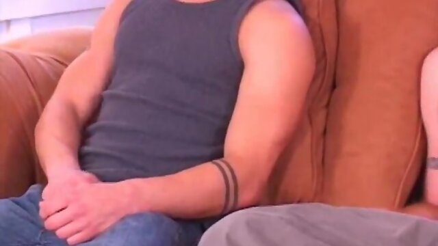 Anal DP on the couch