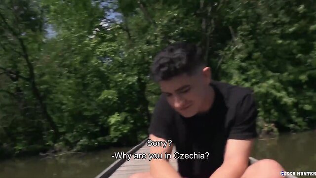 Ambitious guy has a job interview & does everything to earn some quick money