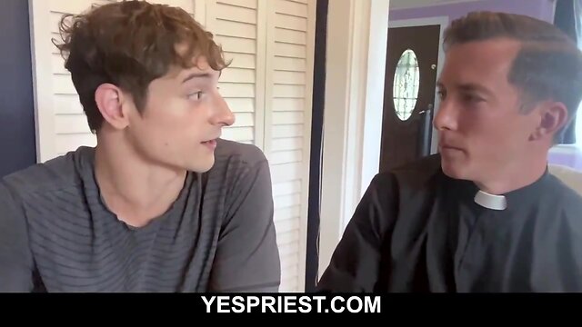 Hot priest licks and fucks younger jock condomless-yespriest.com