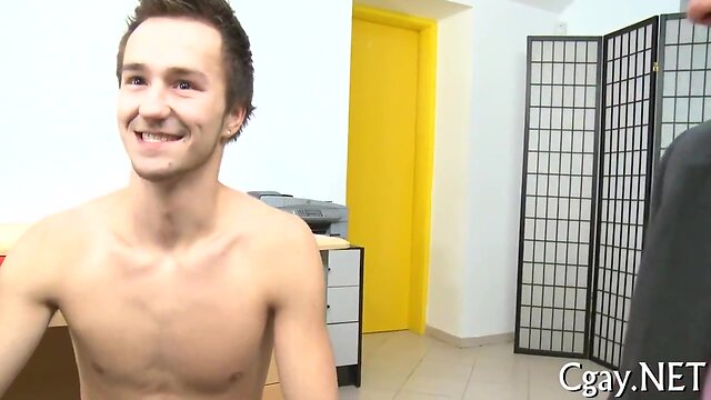 Glazy facial cum shot for hunk