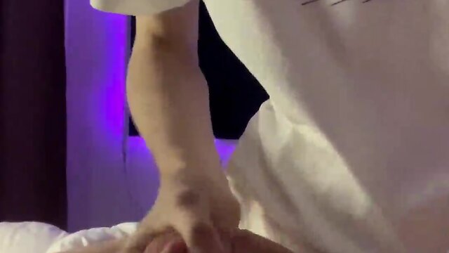 Agitated twink seed in own mouth