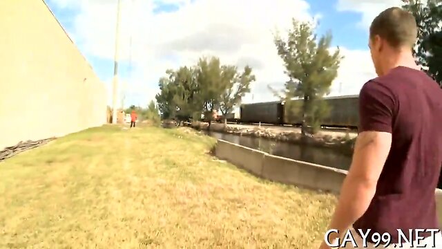 Athletic coalblack homosexual screwed