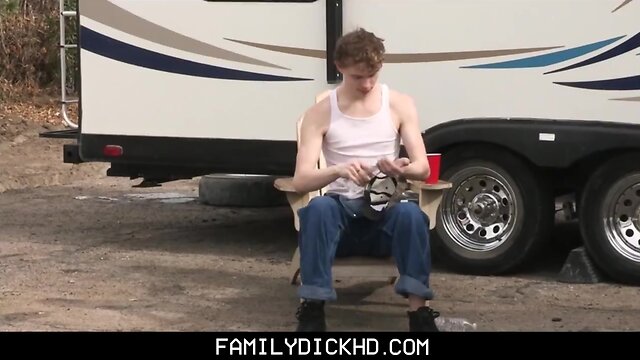 Boy Step Son Walks In On Step Daddy Wanking Gets Hammered