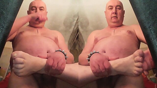 Bbw fat pig punk pascal and his nice fat feet erotic and sensual movie 2