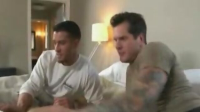 Guys jack off to porn