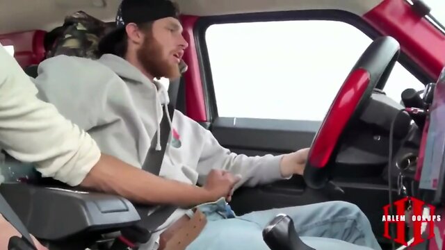 Truck driver hand massage